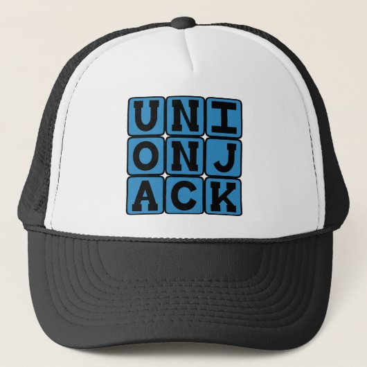 Union Jack, Britse vlag Trucker Pet (Voorkant)