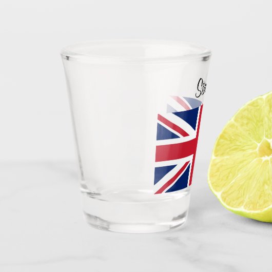 Union Jack Britse vlag UK 4Simon Shot glas (Links)
