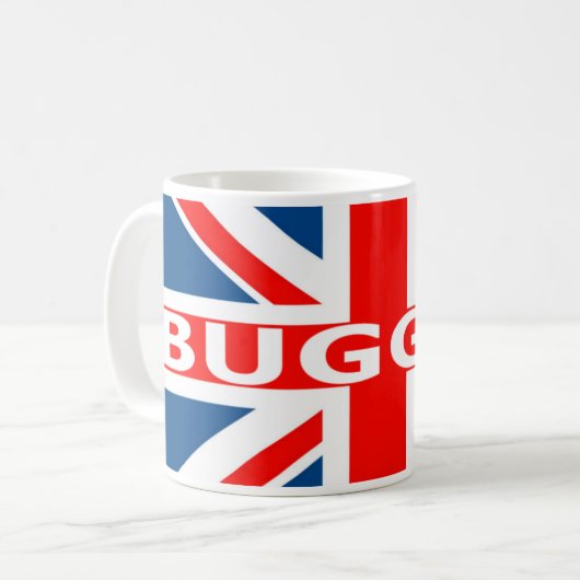 Union Jack bugger Koffiemok (Voorkant links)