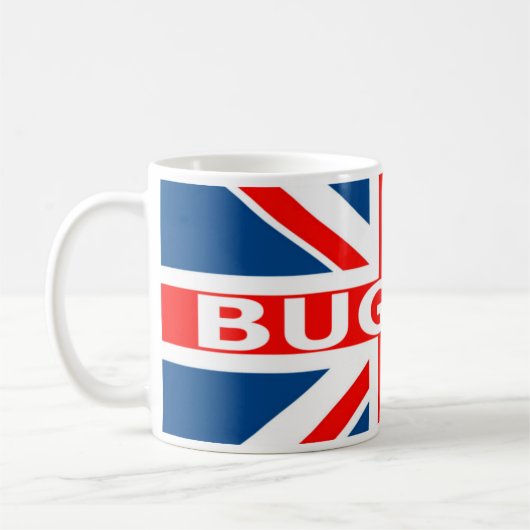 Union Jack bugger Koffiemok (Links)