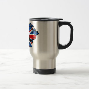 Union Jack Bulldog Reisbeker