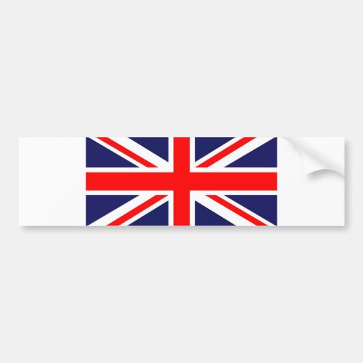 Union Jack Bumpersticker (Voorkant)