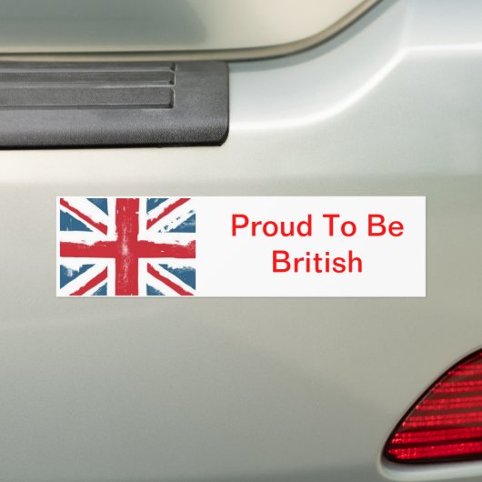Union Jack Bumpersticker (Op auto)