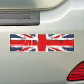 Union Jack - Bumpersticker (Op auto)