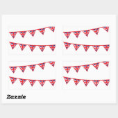Union Jack Buntings Stickers (Vel)