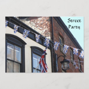 Union Jack Buntings Uitnodiging