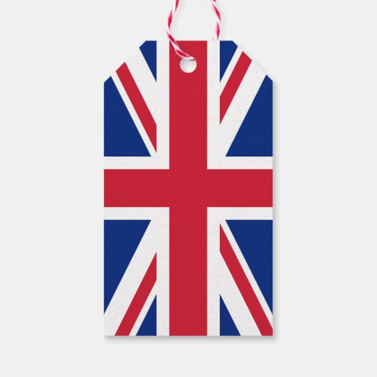 Union Jack Cadeaulabel (Achterkant)