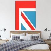 Union Jack Canvas Afdruk (Insitu (Slaapkamer))
