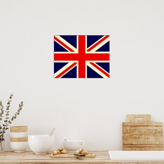 Union Jack Canvas Poster (Keuken)