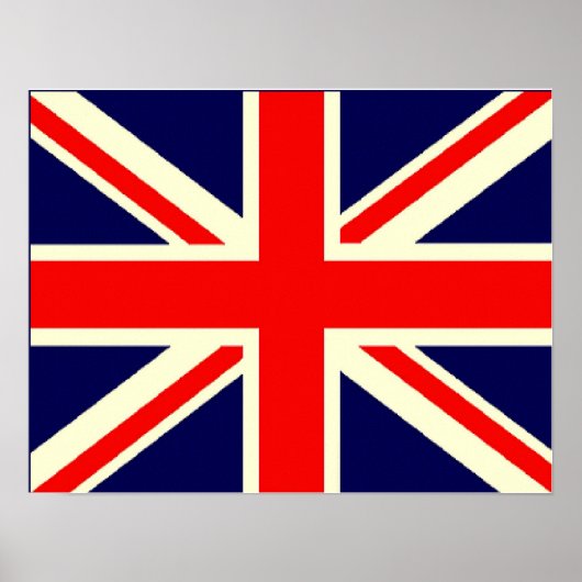 Union Jack Canvas Poster (Voorkant)