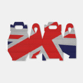 Union Jack Carbon Style Decor Bedankdoosjes (Uitgevouwen)