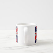 Union Jack Carbon Style Decor Espresso Kop (Achterkant)