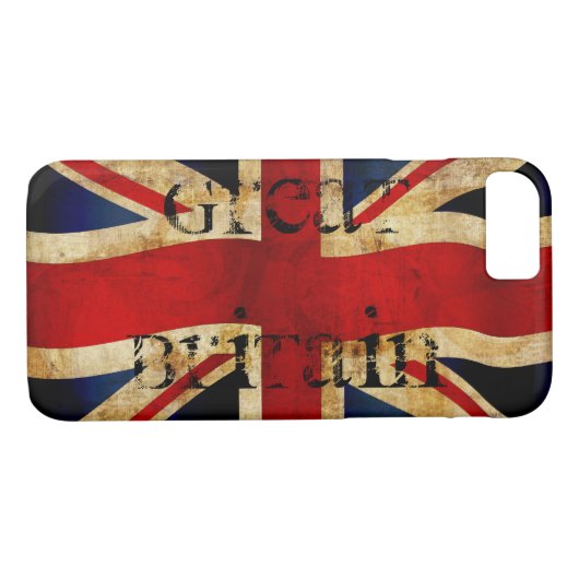 Union Jack Case-Mate iPhone Case (Achterkant (Horizontaal))