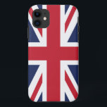 Union Jack Case-Mate iPhone Case<br><div class="desc">De standaardvlag van het Verenigd Koninkrijk is de Union Jack. De vlag bevat rode en witte kruisen op een blauwe achtergrond die drie andere vlaggen van Groot-Brittannië combineerde: het rode kruis van Sint-Joris van het Koninkrijk Engeland, het witte kruis van Sint-Andreas voor Schotland en het rode kruis van Sint-Patrick voor...</div>