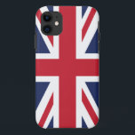 Union Jack Case-Mate iPhone Case<br><div class="desc">De standaardvlag van het Verenigd Koninkrijk is de Union Jack. De vlag bevat rode en witte kruisen op een blauwe achtergrond die drie andere vlaggen van Groot-Brittannië combineerde: het rode kruis van Sint-Joris van het Koninkrijk Engeland, het witte kruis van Sint-Andreas voor Schotland en het rode kruis van Sint-Patrick voor...</div>