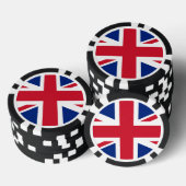 Union Jack Casino Kwaliteit Poker Chips (Opstapeling)
