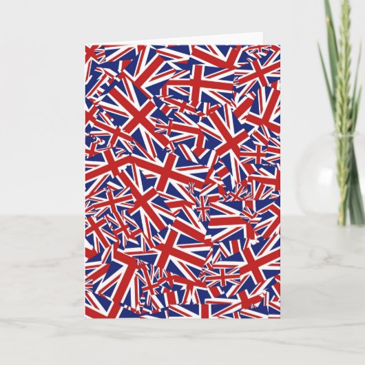 Union Jack Collage Kaart (Voorkant)