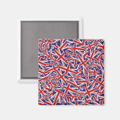 Union Jack Collage Magneet (Voorkant / Achterkant)
