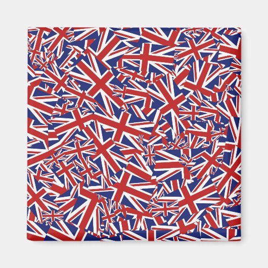 Union Jack Collage Magneet (Voorkant)