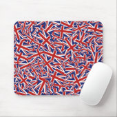 Union Jack Collage Muismat (Met muis)