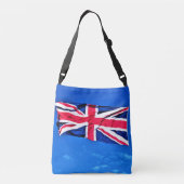 Union Jack Cross-Body Canvas tas (Achterkant)