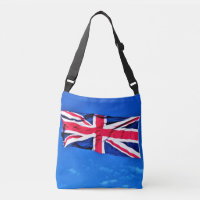 Union Jack Cross-Body Canvas tas