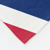 Union Jack Custom Britse vlag van Engeland Fleece Deken (Hoek)