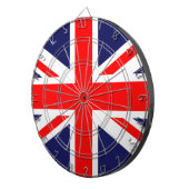 Union Jack Dart Board Dartbord (Voorkant Rechts)