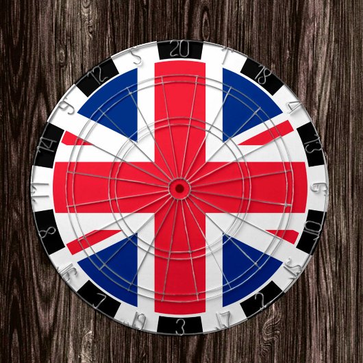 Union Jack Dartboard en British Flag/UK game Dartbord