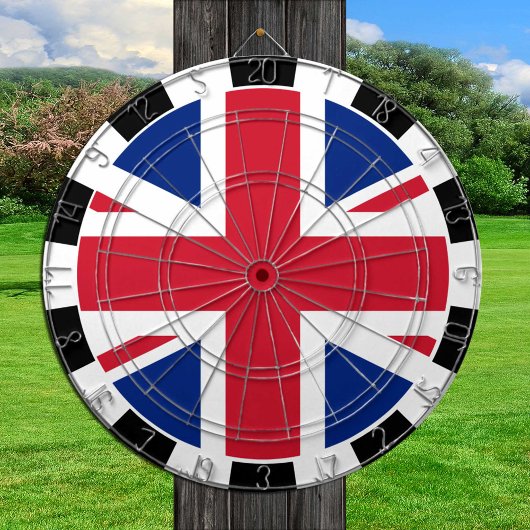 Union Jack Dartboard en British Flag/UK game Dartbord