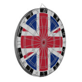 Union Jack Dartboard en British Flag/UK game Dartbord (Voorkant Links)