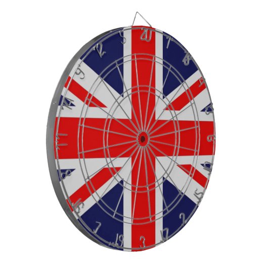 Union Jack Dartbord (Voorkant Links)