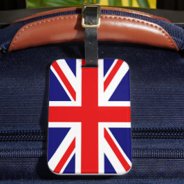 UNION JACK - DE BRITSE VLAG Londen Bagagelabel