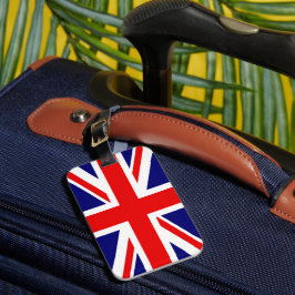 UNION JACK - DE BRITSE VLAG Londen Bagagelabel