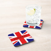 Union Jack de Britse vlag Londen Bier Onderzetter (Rechterzijde)