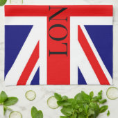 Union Jack de Britse vlag Londen Theedoek (Gevouwen)