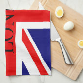Union Jack de Britse vlag Londen Theedoek (Quarter Fold)