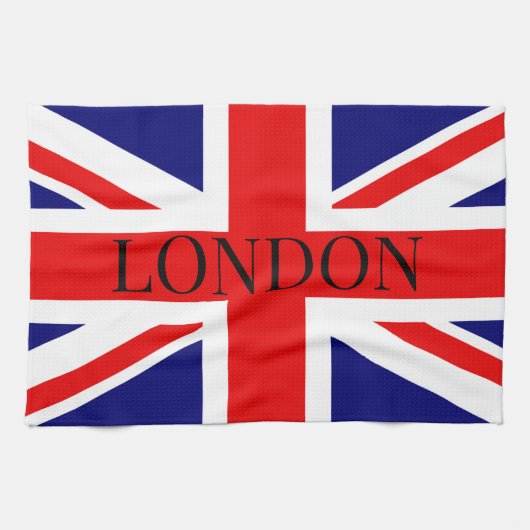 Union Jack de Britse vlag Londen Theedoek (Horizontaal)