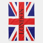 Union Jack de Britse vlag Londen Theedoek (Verticaal)