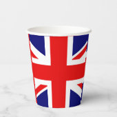 UNION JACK - DE BRITSE VLAG PAPIEREN BEKERS (Achterkant)