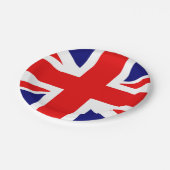 UNION JACK - DE BRITSE VLAG      PAPIEREN BORDJE (Gekanteld)