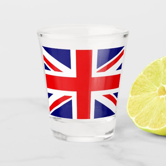 UNION JACK - DE BRITSE VLAG SHOT GLAS (Voorkant)