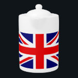 UNION JACK - DE BRITSE VLAG THEEPOT<br><div class="desc">UNION JACK - DE BRITISH FLAG De Union Jack of Union Flag is de facto nationale vlag van het Verenigd Koninkrijk.</div>