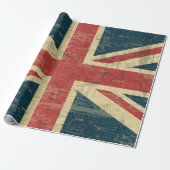 Union Jack Distress Cadeaupapier (Uitgerold)