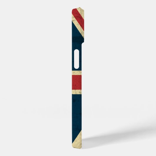 Union Jack Distress Case-Mate iPhone Case (Achterkant / Rechts)