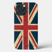 Union Jack  Distress Case-Mate iPhone Case (Achterkant)