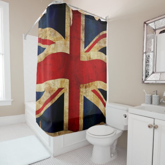 Union Jack Douchegordijn (In situ)