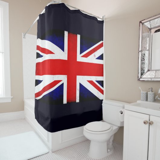 Union Jack Douchegordijn (In situ)