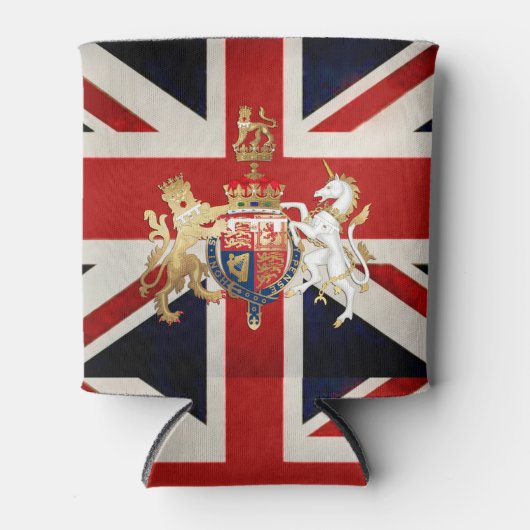 UNION JACK EN INSIGNIA BLIKJESKOELER (Voorkant)