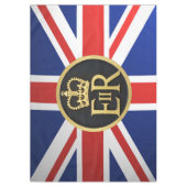 Union Jack en Royal Jubilee Insignia. Tafelkleed (Voorkant)